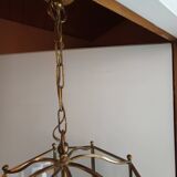 lanterne d'entrée octogonale bronze laiton 4 feux