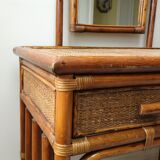 Rattan dressing table