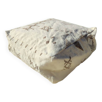 Pure natural wool meditation floor cushion
