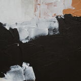 Acrylic canvas "earth" for living room decoration