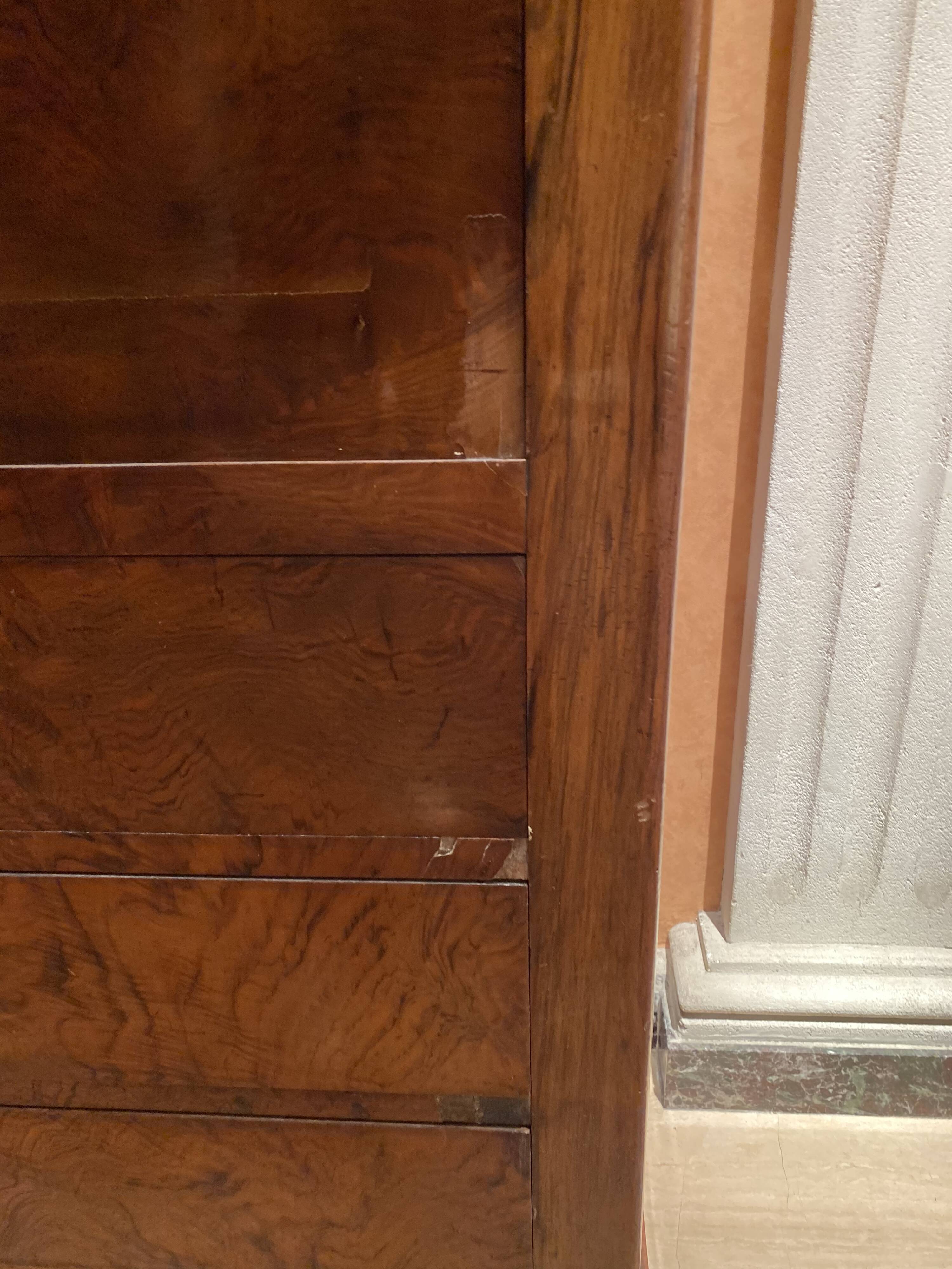 Secretary in mahogany Louis Philippe