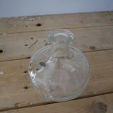 Soliflore vase in glass pattern fish and jellyfish