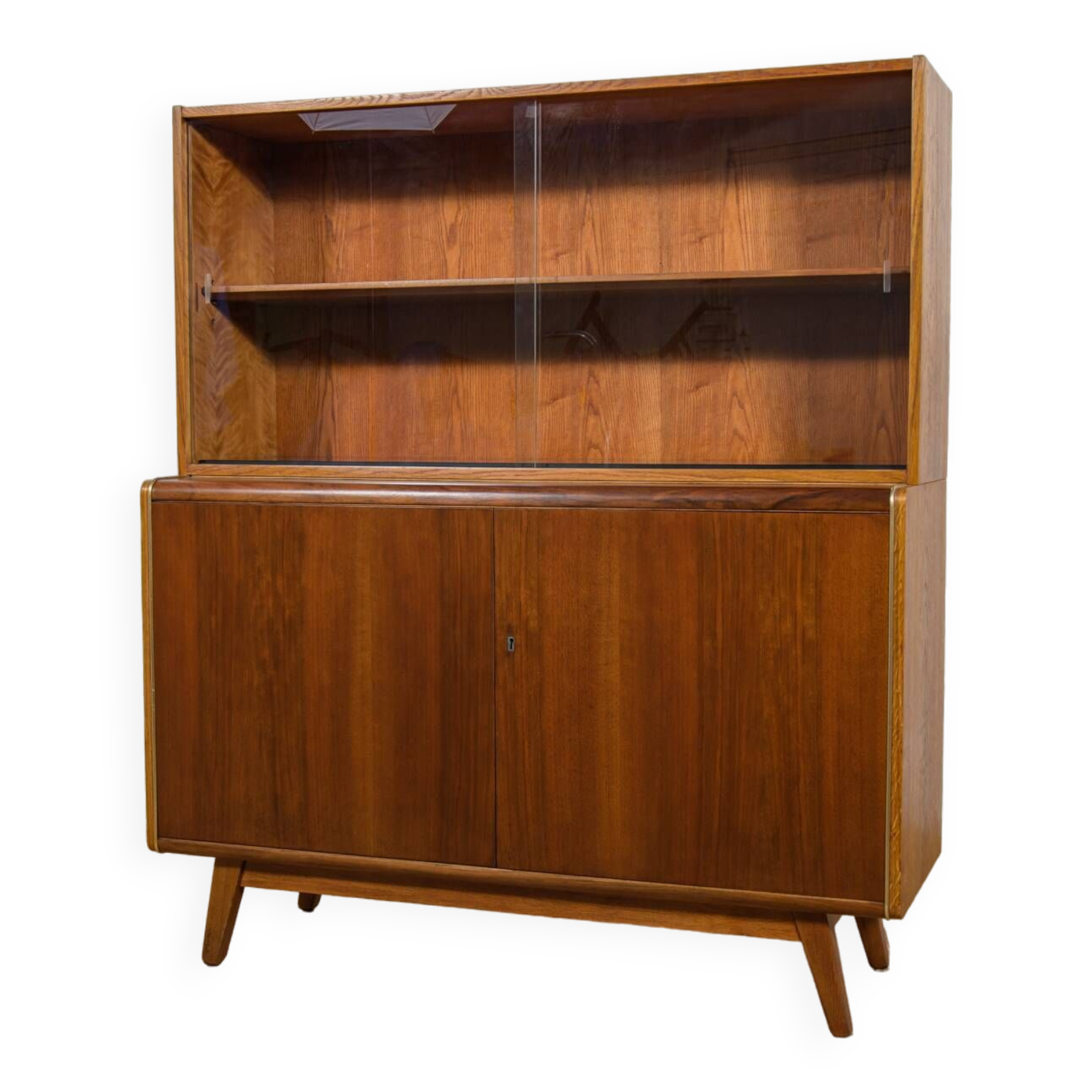 Cabinet with Bookcase by Hubert Nepozitek & Bohumil Landsman for Jitona, 1960s