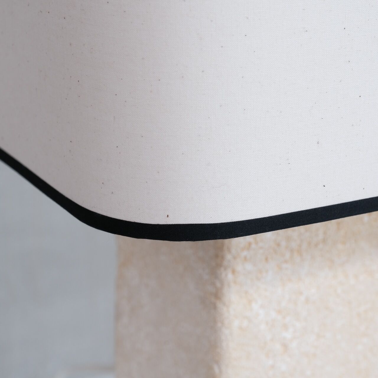 Sandstone mid-century belgium table lamp