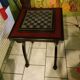 Guéridon avec jeu d'échecs