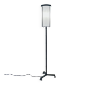 Leather floor lamp Jacques Adnet 1950s