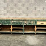 Old industrial workbench