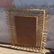 Vintage wicker mirror