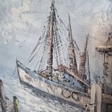 Vintage signed oil painting and unique artwork by Florence Wilkins Furst
