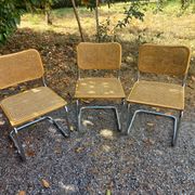 Set of 3 Cesca B32 chairs by Marcel Breuer