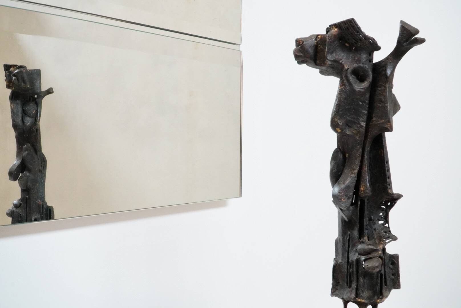Roger Bonduel, Rare Abstract Bronze Sculpture