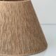 Pair of white ceramic table lamps with faux wicker texture, Spanish coastal design, 1970s