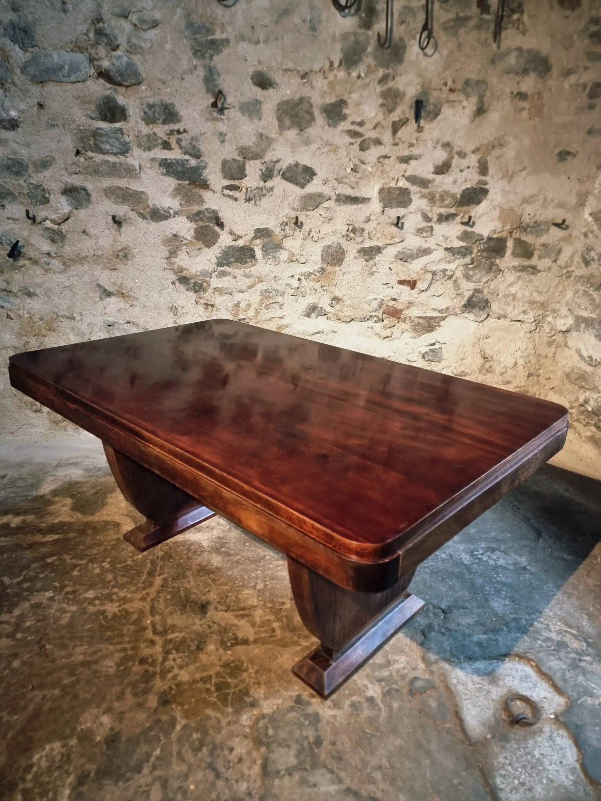 Antique French Art Deco dining table — 1920s