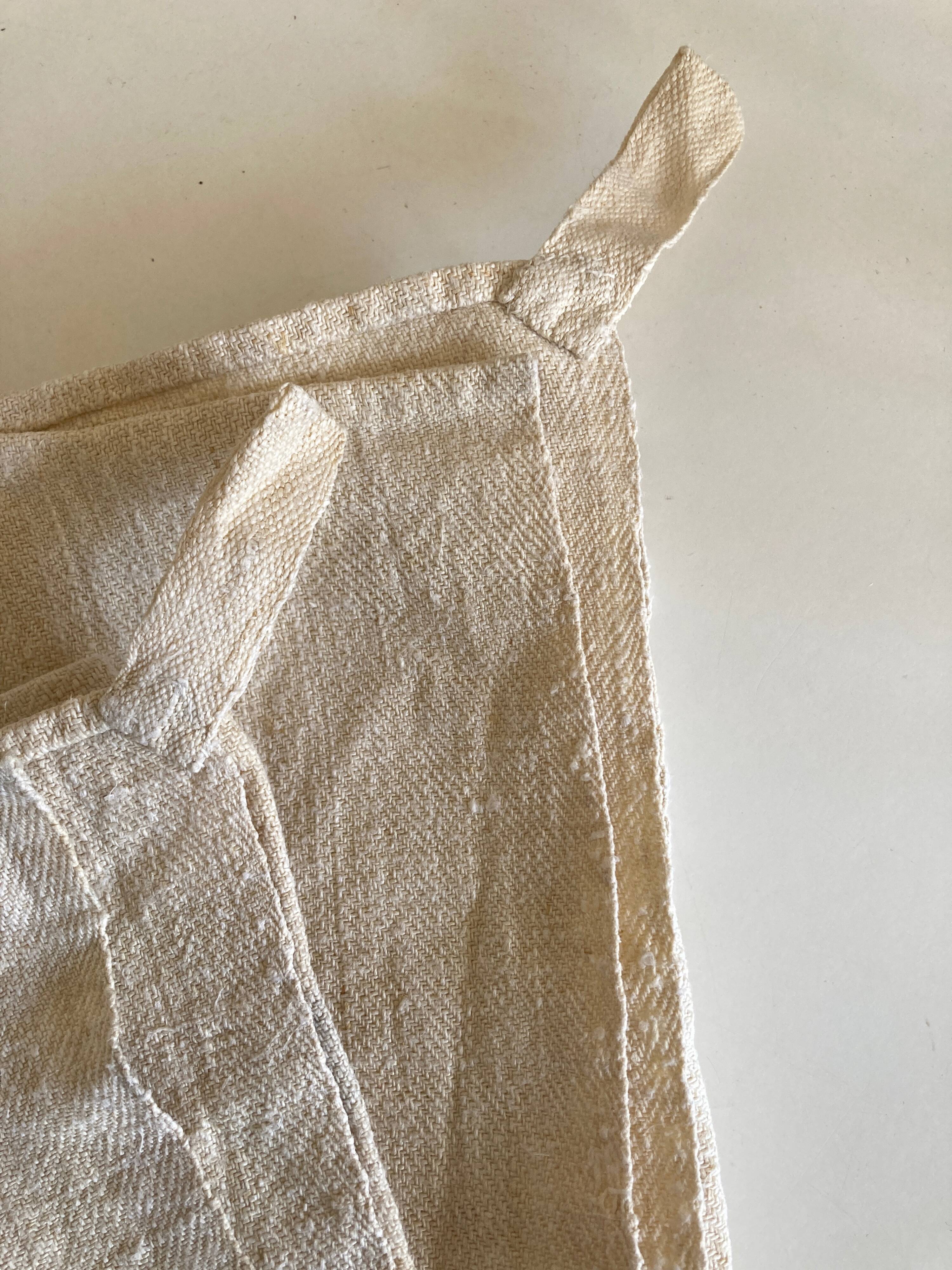 Pair of farm towels 19th reserve in raw hemp canvas