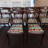 Set of 6 Regency mahogany chairs