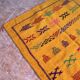 Handmade wool Berber rug – Colourful Moroccan bohemian kilim