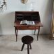 Bureau de pente en bois naturel