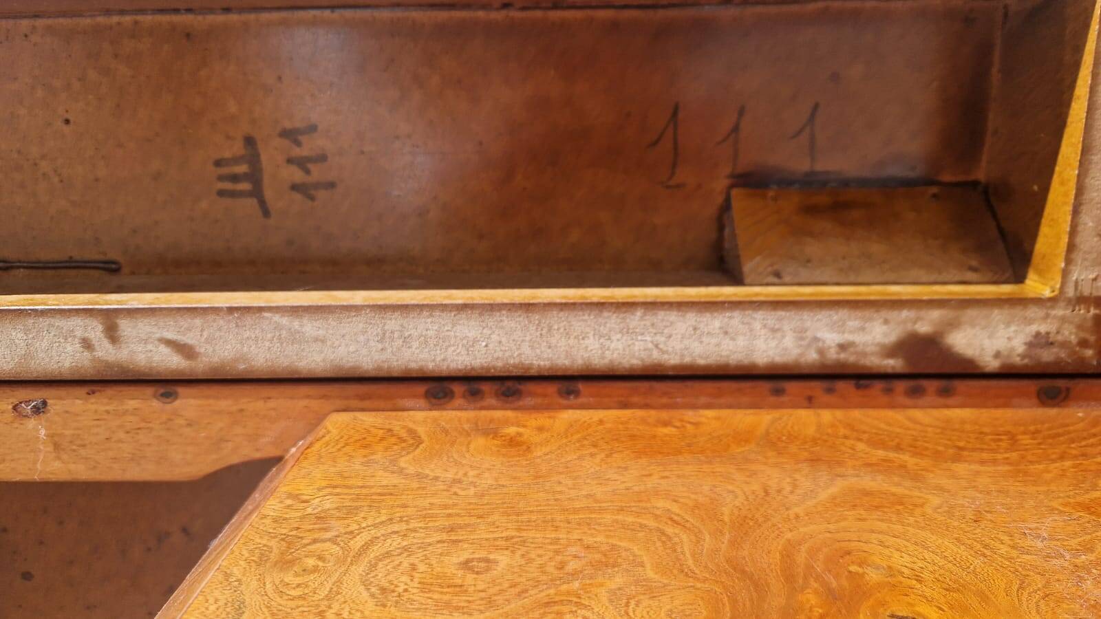 Elm burl coffee table, 1970s