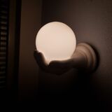 Mid Century ceramic wall lamp, 80s