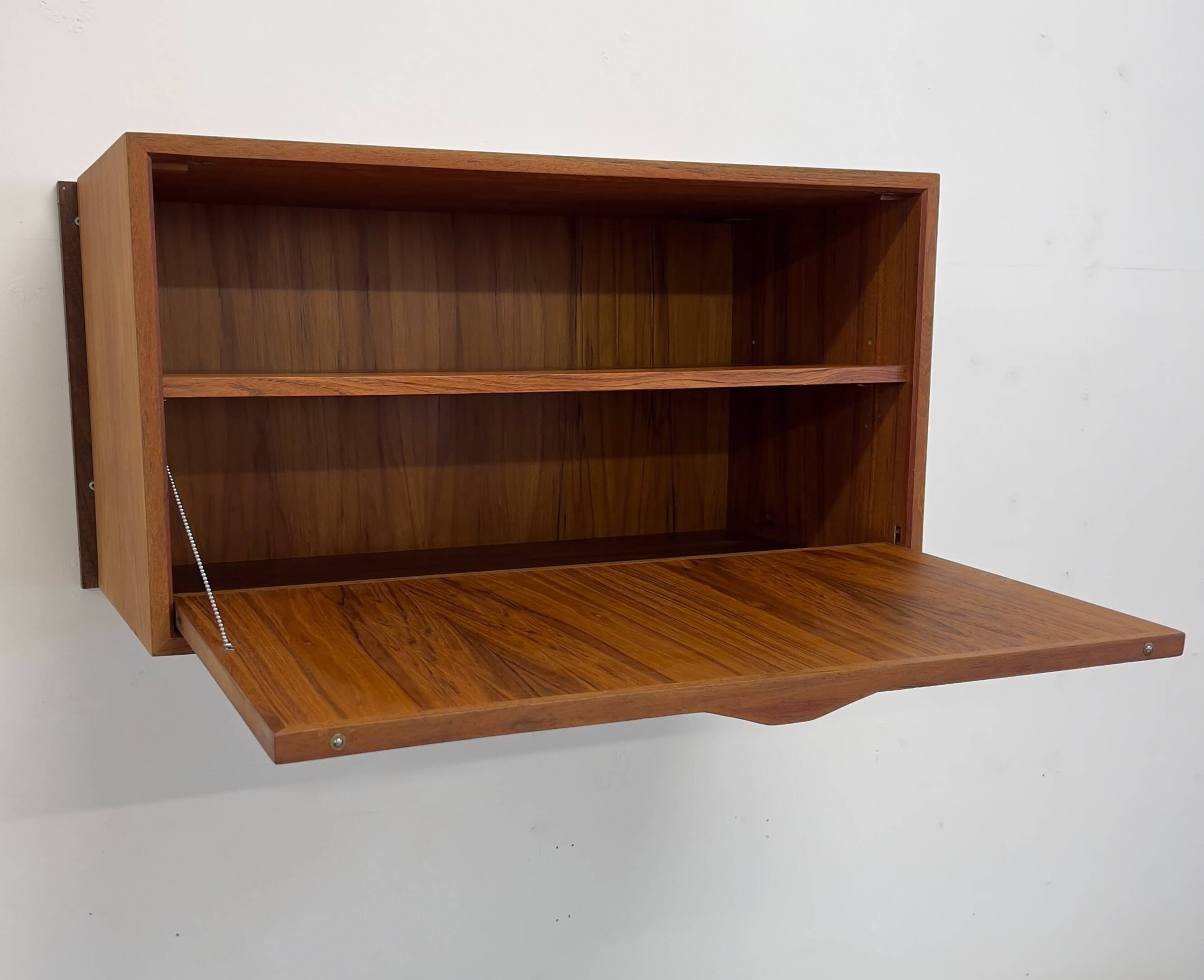 Teak Wall Cabinet By Poul Cadovius For CADO.