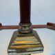 Large teak and bronze lamp from the 1970s