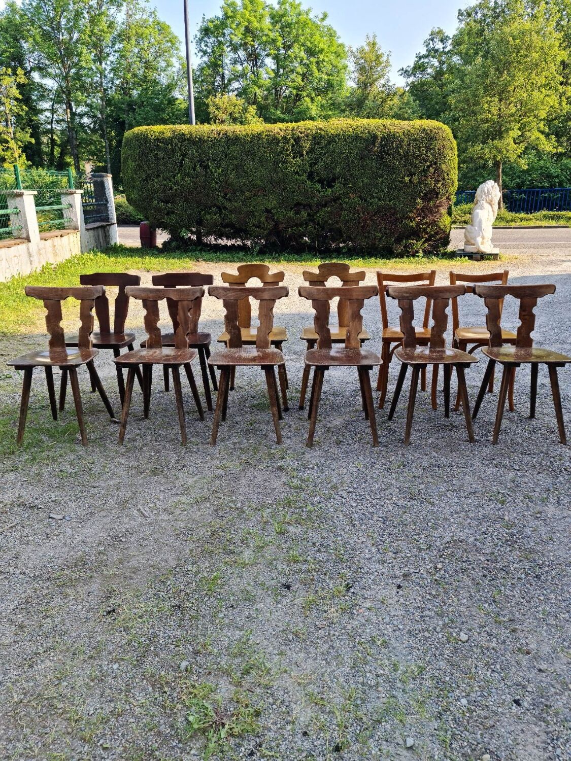 25 solid wood bistro chairs bentwood