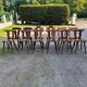 25 chaises de bistrot bois massif bois courbé