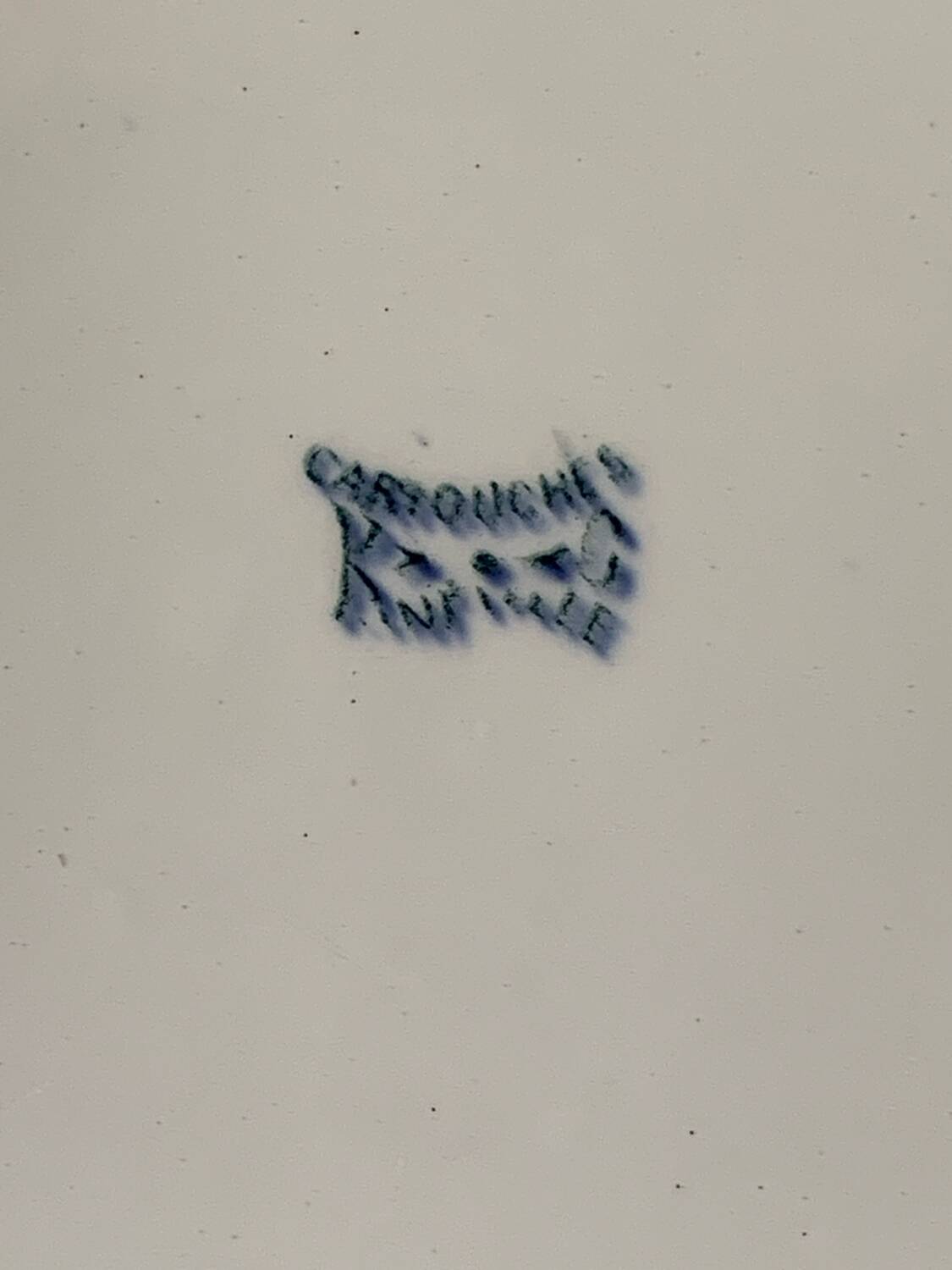 Iron plate KG Lunéville Cartouche