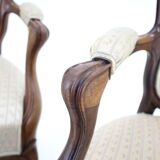 Pair of original danish rococo chairs 1900s
