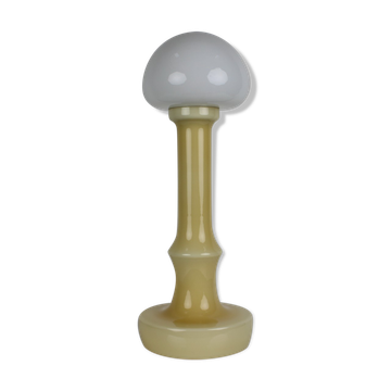Lampe de table tout en verre du milieu du siècle conçue par Ivan Jakeš, années 1970.