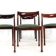 Set of 4 mid centiry rosewood dining chairs 'Havelte'