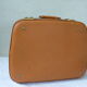 Valise vintage 1950-60 simili cuir caramel