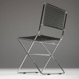 Set of 4 Adjustable Chairs by De Marco & Rebolini for Robots, Italy, 1970s