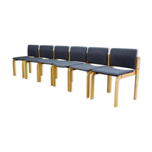 6 chaises vintage rétro