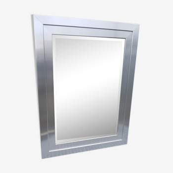 Rectangular silver mirror 83x113cm