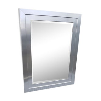 Rectangular silver mirror 83x113cm