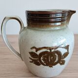 Bareuther Bavaria pyrite stoneware pitcher from the 70s