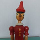 Wooden toy featuring Pinocchio