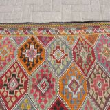 Large Kilim Rug, Vintage Rug, Home Decor rug, Turkish Kilim