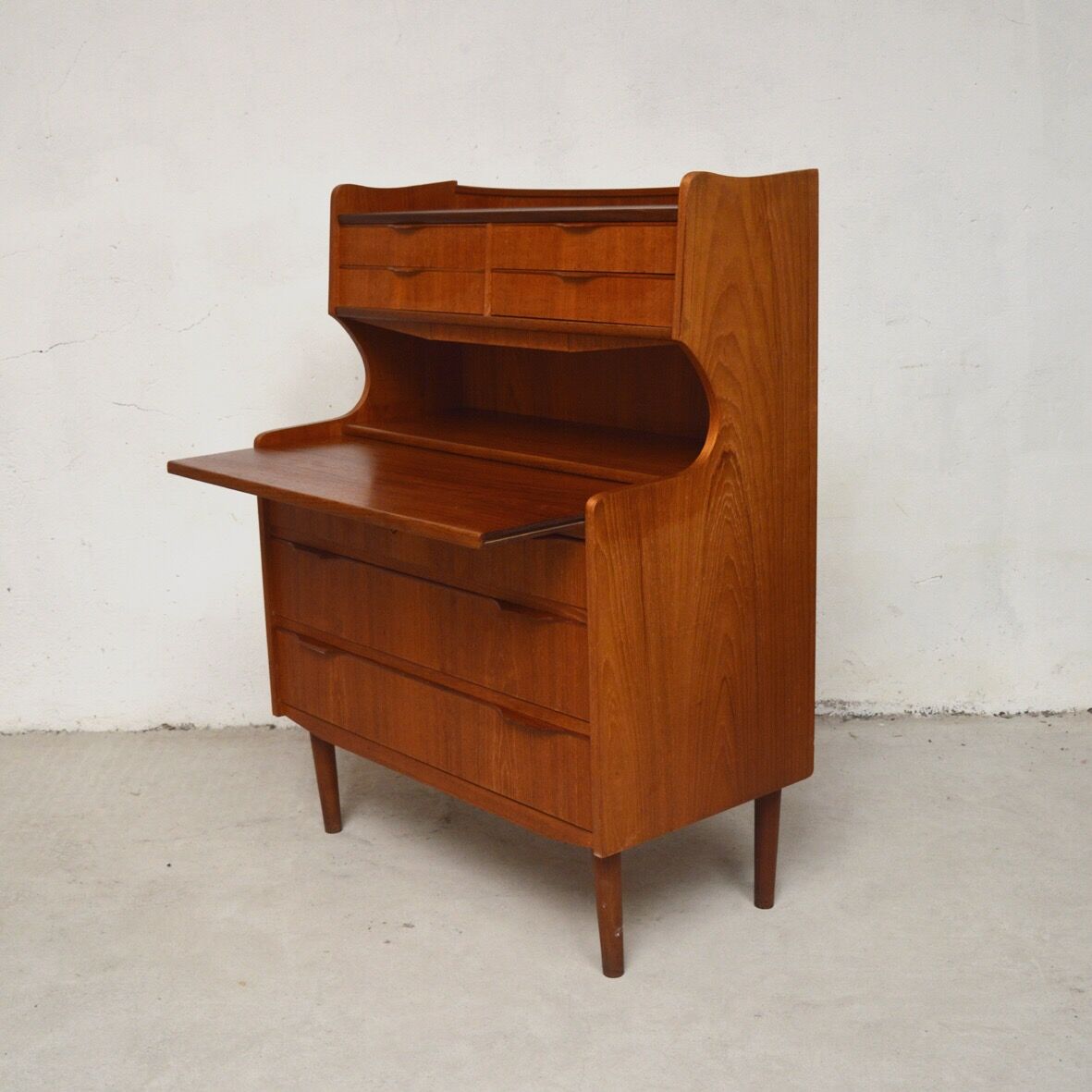 Scandinavian teak secretary