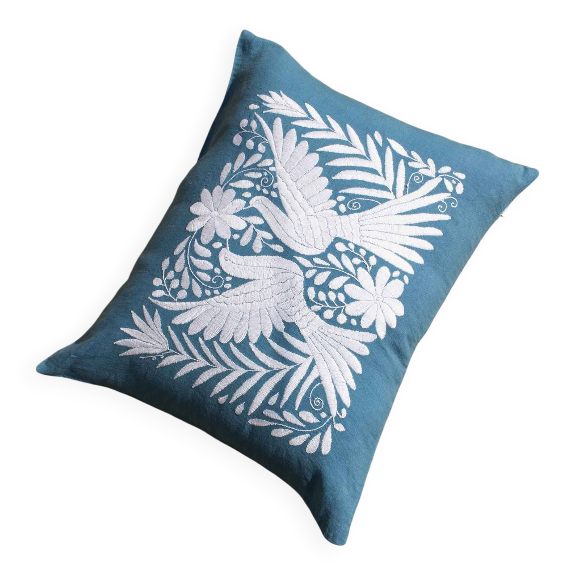 Embroidered Mexican cushion