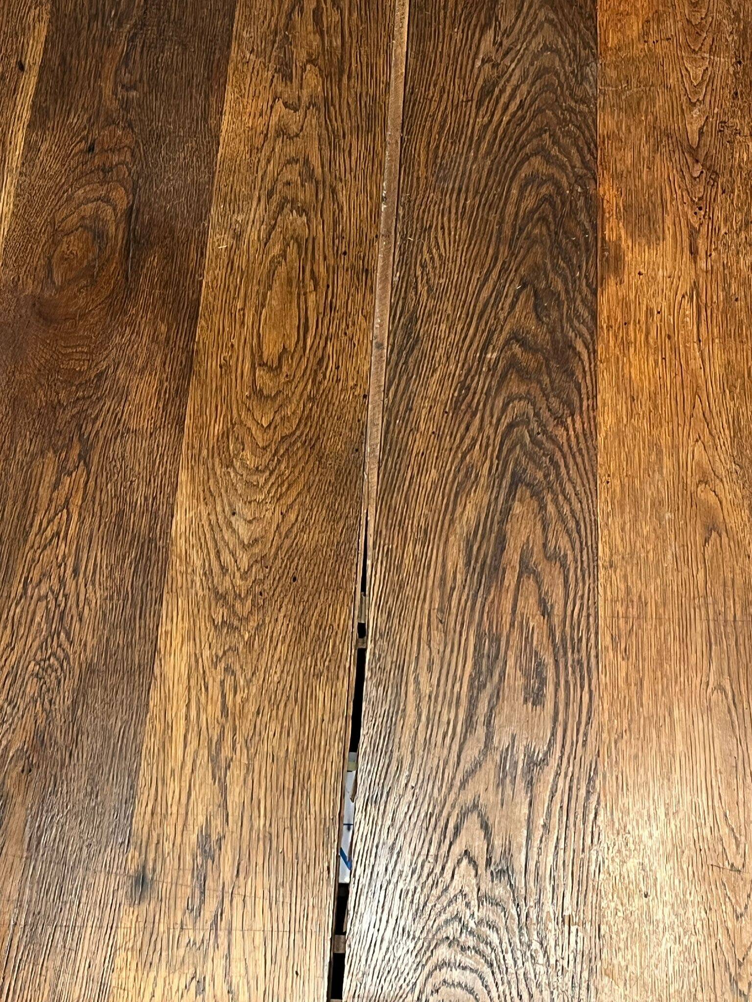 Double-sided oak desk – 19th century – Clichy Carpentry