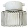 Vintage White Porcelain Ceiling Light, 1970s