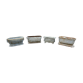 Set of 4 Cast Iron Planters 1900 from Charleville - Mézières