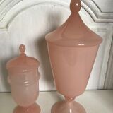 Opaline candy boxes 32 and 21cm