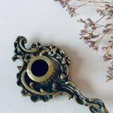 Antique bronze candle holder