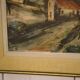 Painting The Village Lane reproduction 1960’s