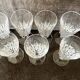 Set of 9 bayel crystal wine glasses elegance table art