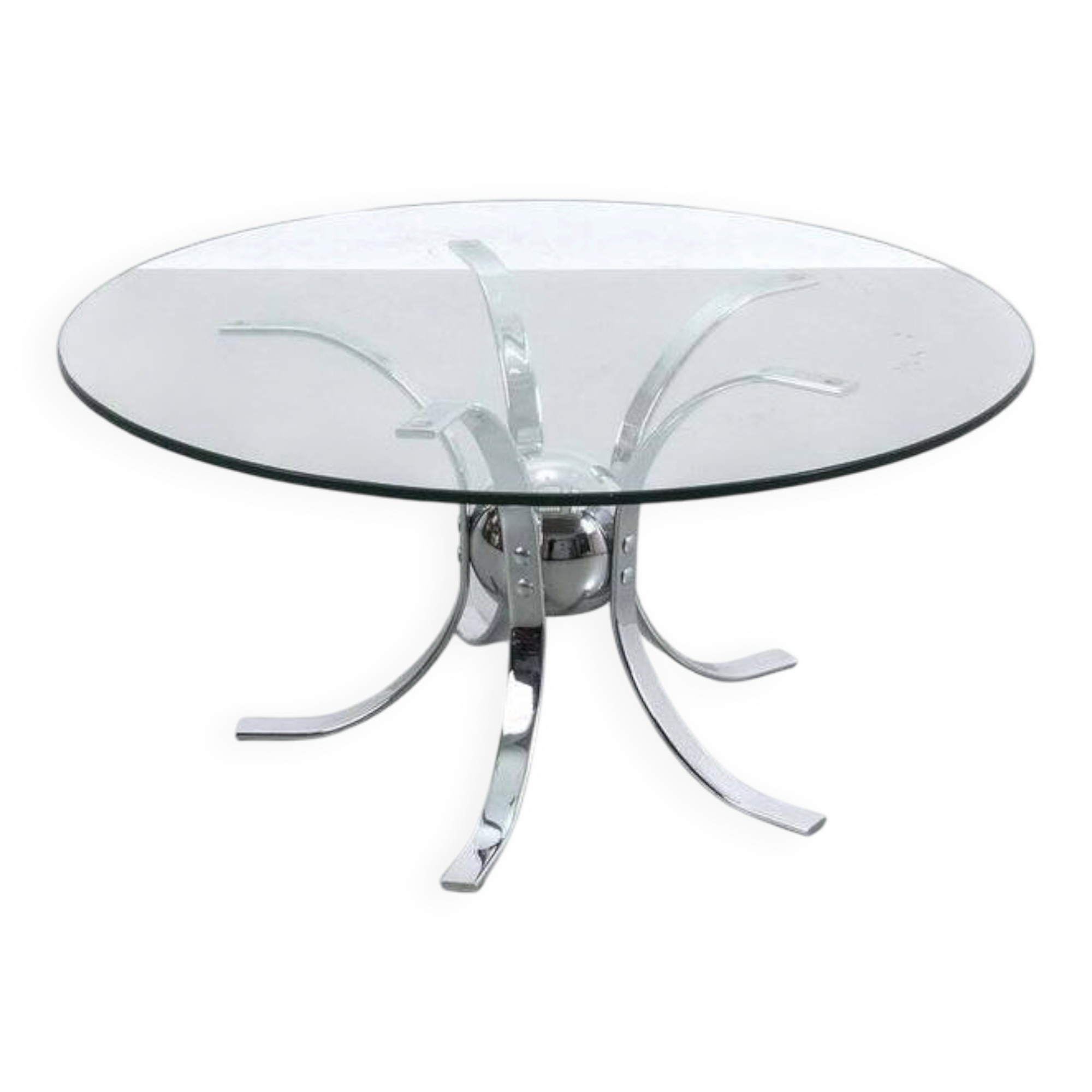 Vintage Chrome Coffee Table