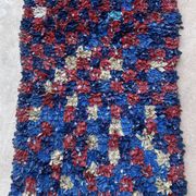 Tapis Marocain  Boucherouite coloré - 86 x 152 cm